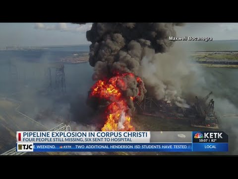 6 injured, 4 still missing in Port of Corpus Christi pipeline explosion