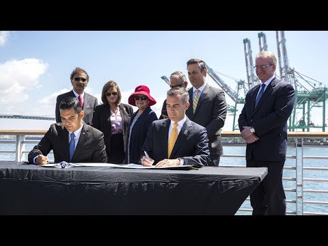 L.A., Long Beach Mayors Outline Clean Air Goals