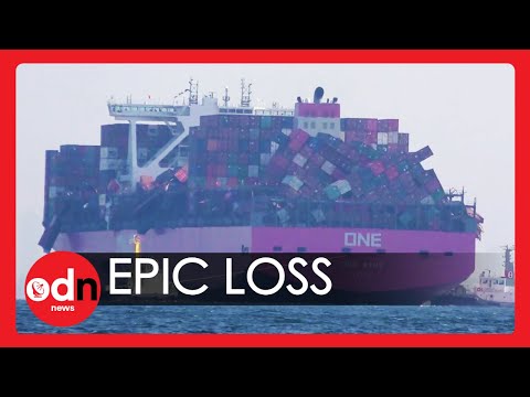 Cargo Ship Loses Nearly 2,000 Containers During Storm