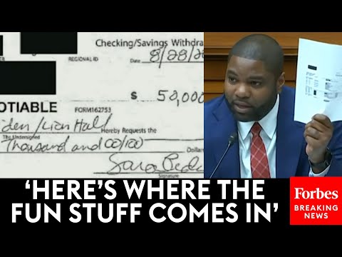 Byron Donalds Breaks Down &#039;Paper Trail&#039; He Says Shows Hunter Business Money Flowing To POTUS