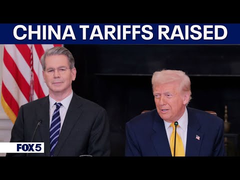 US Treasury Secretary Scott Bessent discusses China tariff being raised, 90 day pause enacted.