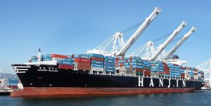 Hanjin Container Ship Photo by: Flickr user Ingrid Taylar
