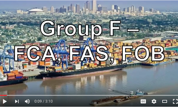 Incoterms Definitions FCA, FAS, FOB