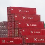 K Line shipping containers