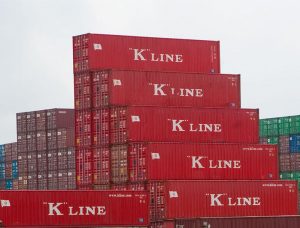 K Line shipping containers