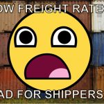 Are low freight rates actually bad for shippers