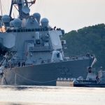 USS Fitzgerald struck by NYK containership