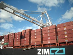 Container Ship Zim Virginia