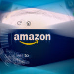 Amazon logo on company website displayed on computer screen with ripple effect by Ivan Radic on flickr