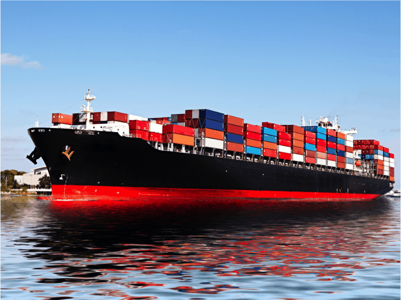cargo ship internationa shipping