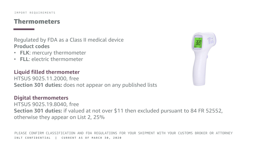 INLT Pandemic Supplies Webinar Thermometers