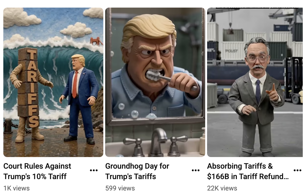 President Trump's Tariffs in Universal Cargo videos