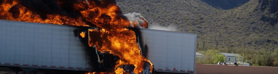 Semi Truck Fire Semi Truck Fire