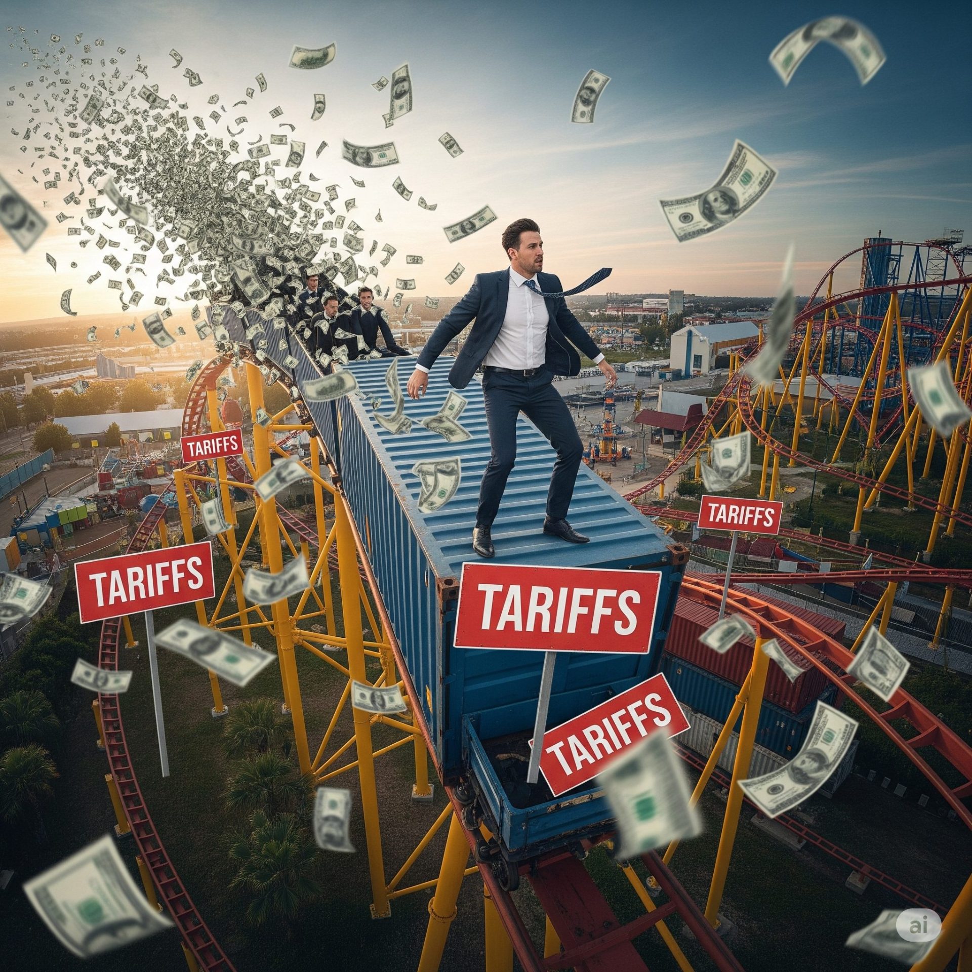 tariffs rollercoaster