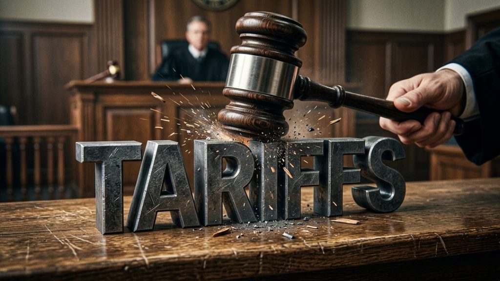 Tariffs unbreakable under a judge's gavel.